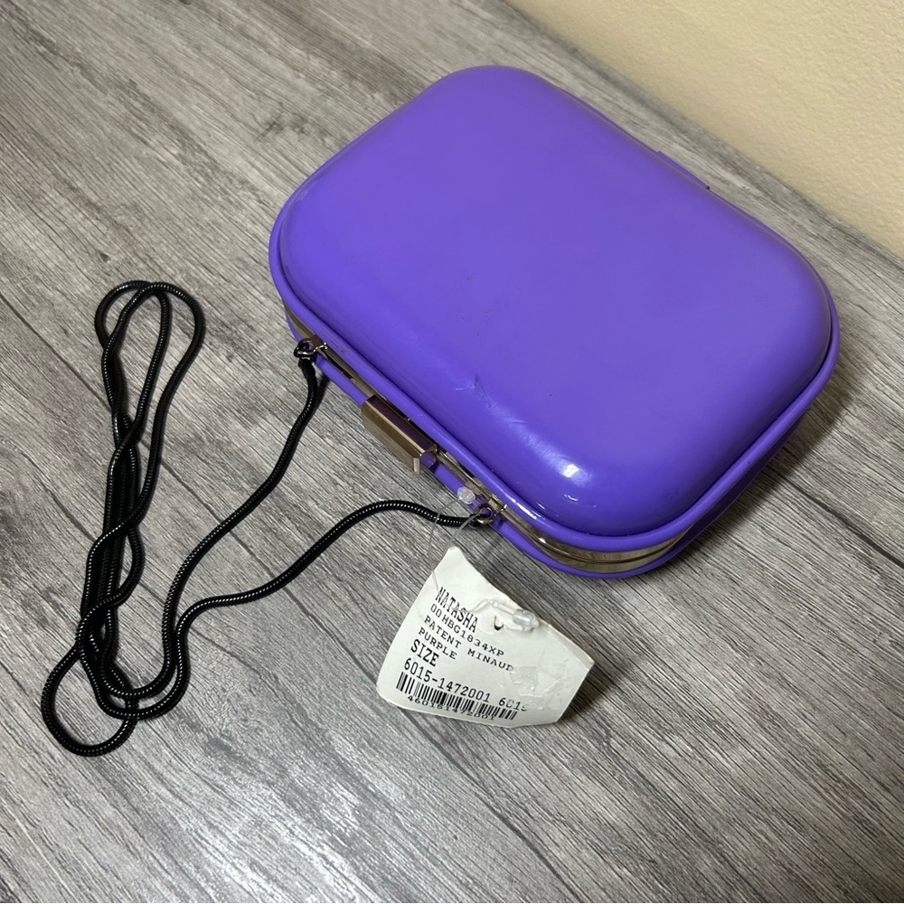 Natasha Purple Clutch